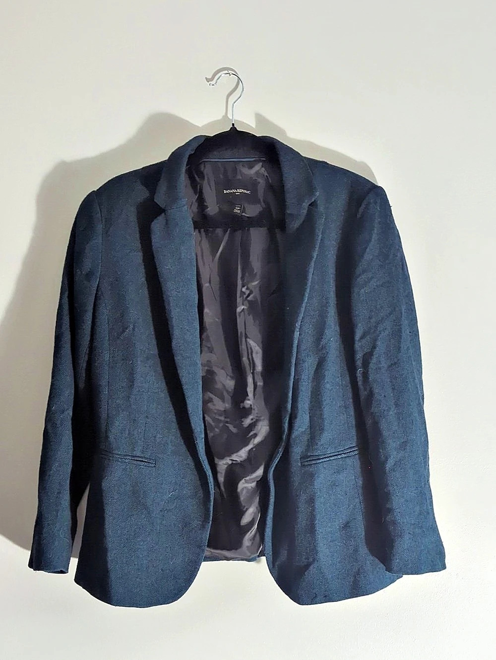 Banana Republic Blue Blazer Size 12P Like New